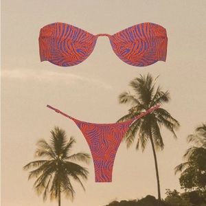 luna top and bottom in tyger vitamin size S